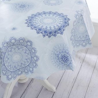 رومیزی انگلیش هوم مدل Mandala سایز 140x140 سانتی‌متر