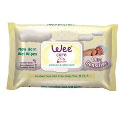 دستمال مرطوب کودک وی کر sensitive skin بسته 63 عددی