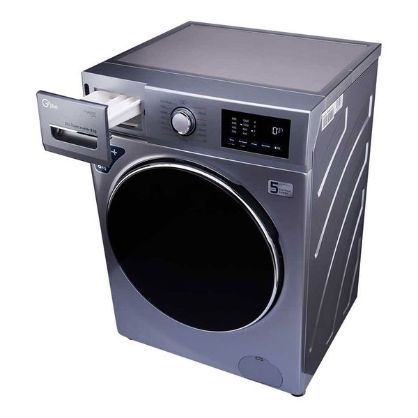 ماشین لباسشویی جی پلاس مدل GWM-P8220T ظرفیت 8 کیلوگرم