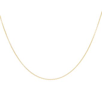 زنجیر طلا 18 عیار زنانه مدل فلامینگو GC002