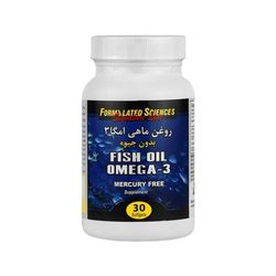 کپسول روغن ماهی امگا 3 فاقد جیوه فرمولیتد ساینسز بسته 30 عددی*656