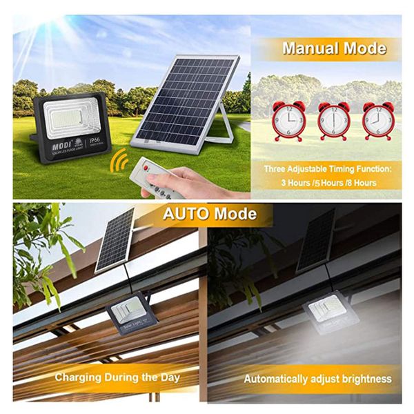 پروژکتور خورشیدی 50 وات مودی مدل IR-MD7250 طرح IP66