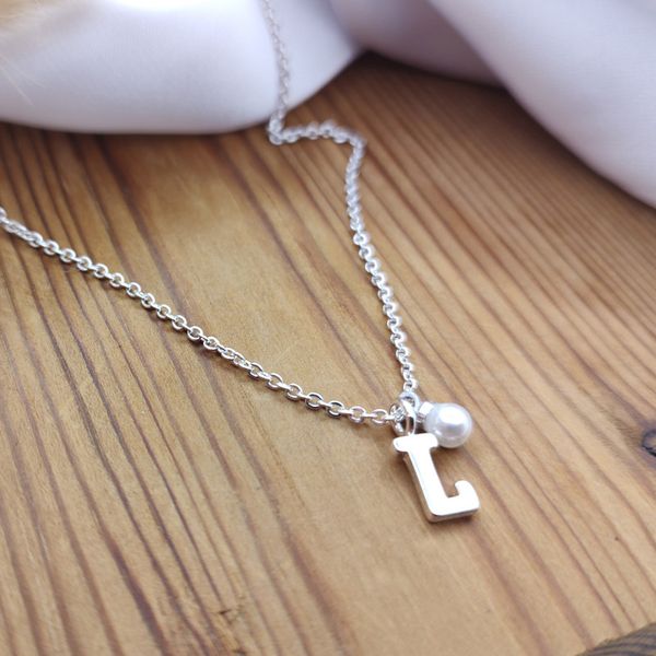 گردنبند زنانه آی ام مدل حرفL