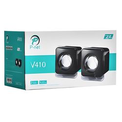 اسپیکر دو تکه لپتاپی و کامپیوتر P-NET V-410
