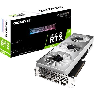 Graphic Card GIGABYTE RTX 3070 VISION OC LHR Rev. 2.0 8GB