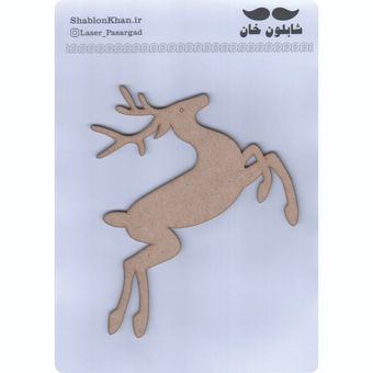 موتیف چوبی گوزن کد P029