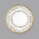 سرویس غذاخوری 102 پارچه 12 نفر چینی زرین ایران مدل گلستان سری ایتالیا اف درجه عالی