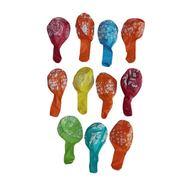 بادکنک مدل مختلط بسته 25 عددی