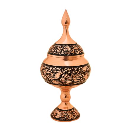 شکلات خوری مسی مدل تراش کد 22