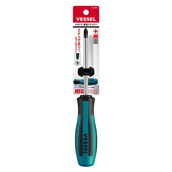 پیچ گوشتی چهارسو وسل مدل MEGADORA900 سایز PH2x100