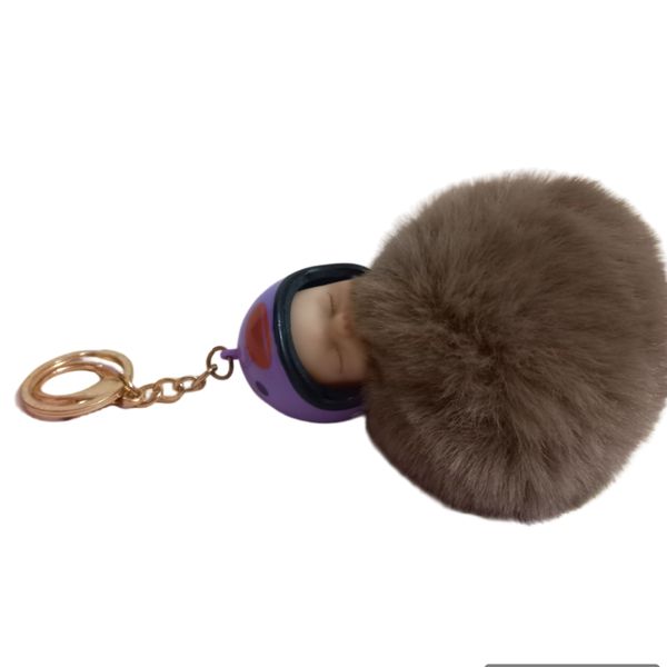 آویز عروسکی مدل نوزاد کلاه کاسکت دار