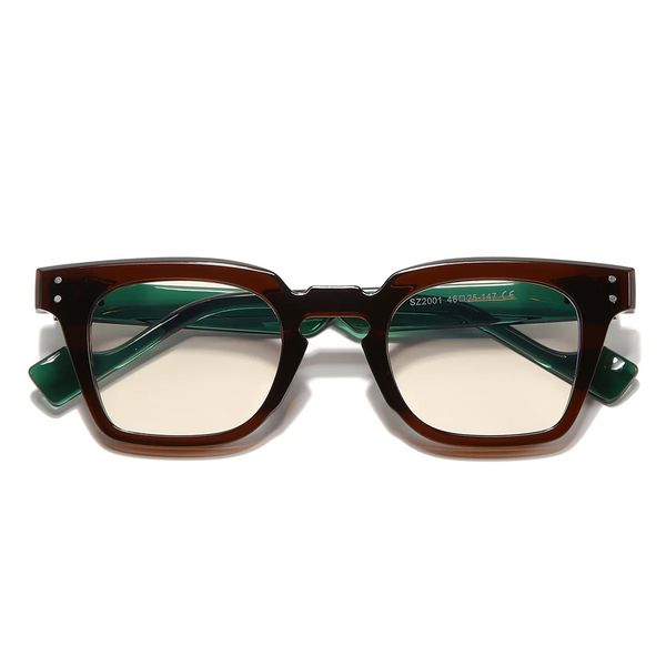 فریم عینک طبی ویفرر مدل SZ2001 Sacramento Brunette مناسب برای صورت گرد و بیضی