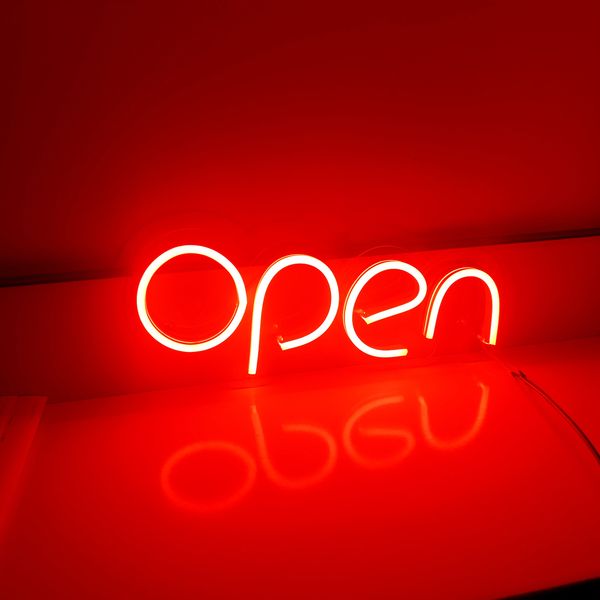 تابلو نئون فلکسی طرح Open مدل O1