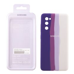کاور کلاسیک طرح رنگین کمانی مدل سیلیکون مناسب برای گوشی موبایل سامسونگ Galaxy S21 FE