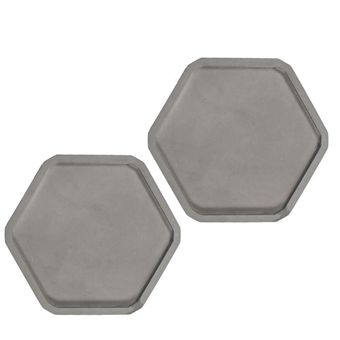 زیرگلدانی مدل 6ضلعی مجموعه 2 عددی