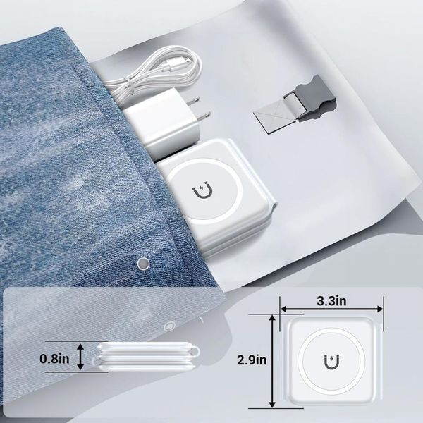 شارژر بی سیم مدل 3in1 magnetic wireless charger