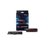اس اس دی اینترنال PCIe Gen4 x4 سامسونگ مدل SSD SAMSUNG 990 PRO w/ Heatsink 1TB M.2 ظرفیت 1 ترابایت