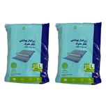 پد زیر انداز بهداشتی یکبار مصرف درماپد مجموعه 2 عددی