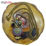 گردنبند زنانه طرح جغد کد TJ001