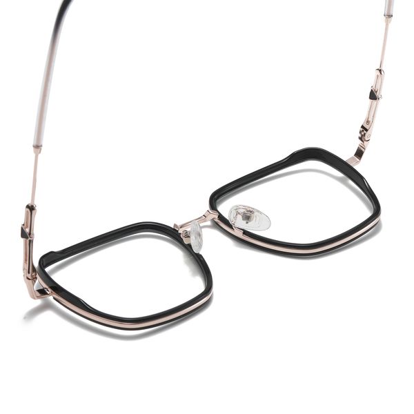 فریم عینک طبی چند ضلعی مدل TJ815C01P81 مناسب برای صورت گرد و بیضی