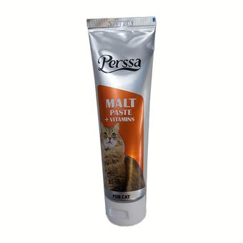 خمیر مالت گربه پرسا مدل malt+vitamin وزن 100 گرم