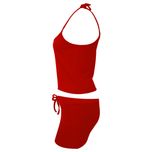 ست تاپ و شلوارک زنانه مدل  SIMPLE کد tm-2282 