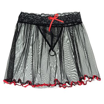 شورت زنانه مدل دامنی رنگ مشکی