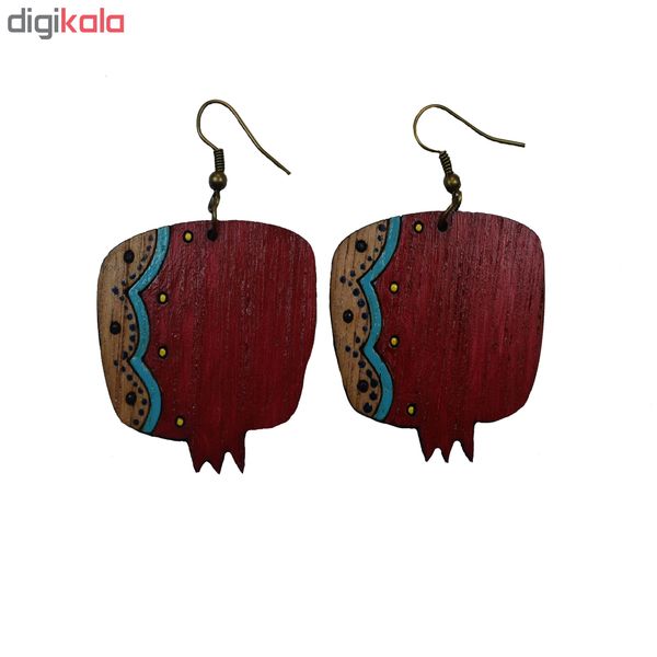 گوشواره زنانه طرح انار کد 202