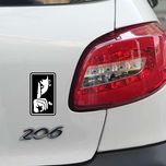 برچسب بدنه خودرو طرح سکوت کد 10779