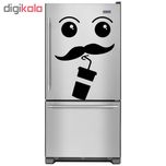استیکر یخچال صالسو آرت طرح mustache drink az
