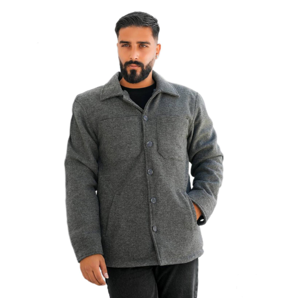 کاپشن پشمی ساده