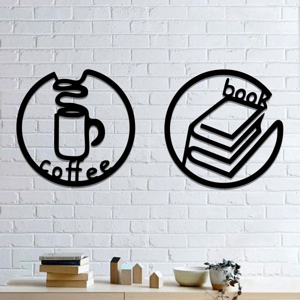 استیکر مدل کافی شاپ بسته 2 عددی