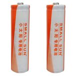 باتری لیتیوم یون قابل شارژ اسمال سان کد 18650 ظرفیت 2200 میلی آمپرساعت بسته 2 عددی