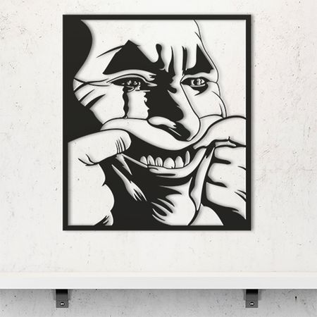 استیکر مدل چوبی جوکر کد T100