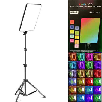 پنل نور ثابت ال ای دی PM-48 LED RGB