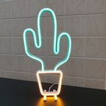 چراغ نئونی رومیزی و دیواری طرح کاکتوس*429