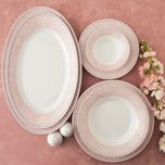 سرویس غذاخوری 28 پارچه چینی زرین ایران سری ایتالیااف مدل Florance 2 درجه عالی