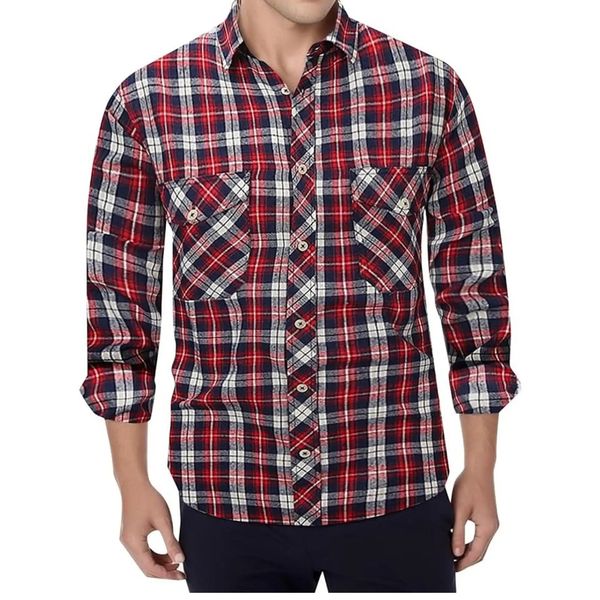 پیراهن آستین بلند مردانه مدل MDSS-CF9425