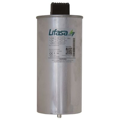خازن 3 فاز فشار ضعیف برند لیفاسا (LIFASA) 25 کیلووار 440 ولت (20 در 400)