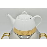 ست کتری و قوری ام جی اس مدل استیل کد K41017