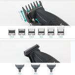 ماشین اصلاح موی سر و صورت شارژی وی جی ار مدل V-640 s3 مجموعه 3 عددی