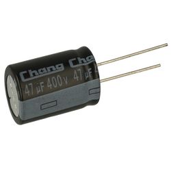 خازن 47 میکرو فاراد 400 ولت چانگ کد47-400 بسته 10 عددی