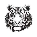 برچسب بدنه خودرو لیزارد مدل فانتزی طرح Tiger کد LZD-797