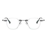 فریم عینک طبی چند ضلعی مدل TJ858C26P81 مناسب برای صورت گرد و بیضی