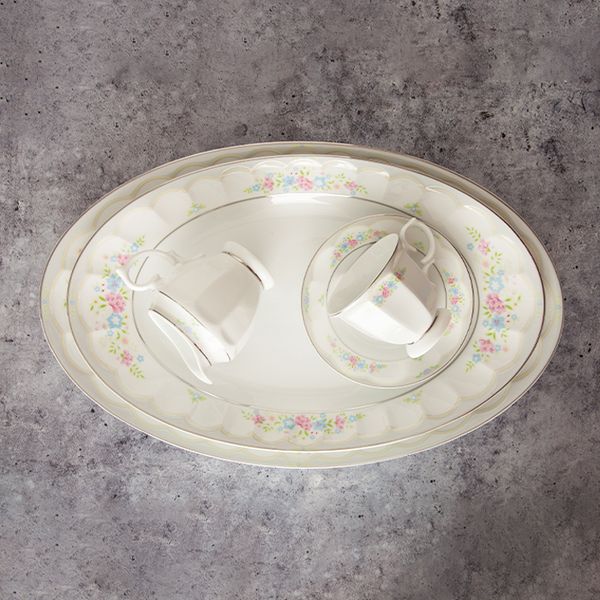  سرویس غذاخوری 29 پارچه چینی زرین ایران مدل نئوکلاسیک گلاریس درجه عالی