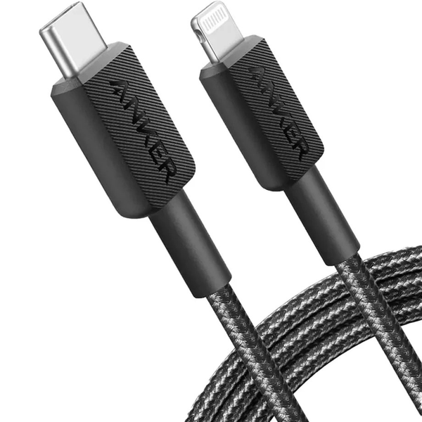 کابل شارژ 1.8 متر USB-C به لایتنینگ انکر مدل ANKER 542 A81B6
