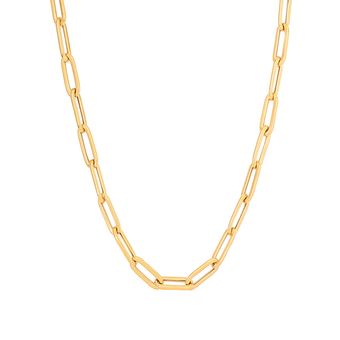 زنجیر طلا 18 عیار مردانه مریم اکرمی گلد گالری مدل دیپلمات میلان