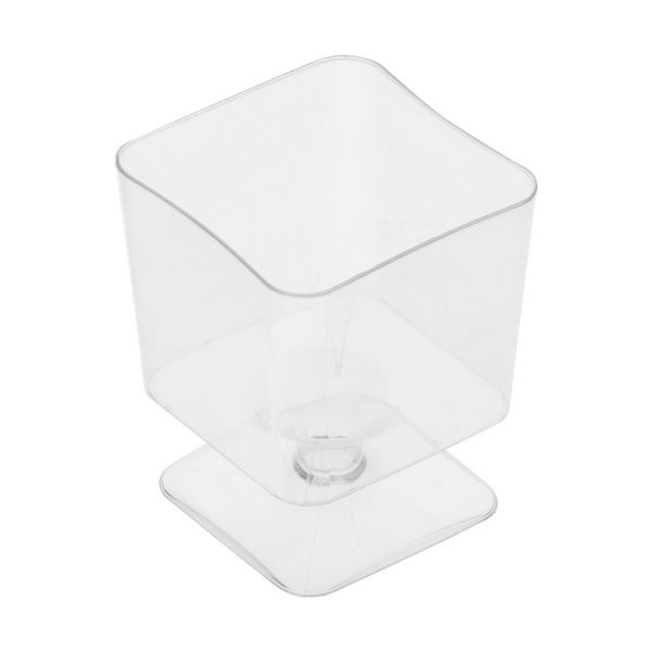 لیوان یکبار مصرف مدل مربع کد 90cc بسته 20 عددی