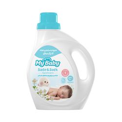 مایع لباسشویی نوزاد مای بیبی مدل safe and soft مجموعه