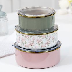 ظرف نگهدارنده انگلیش هوم مدل Magnolia مجموعه 3 عددی